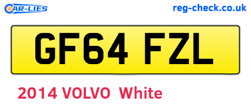 GF64FZL are the vehicle registration plates.