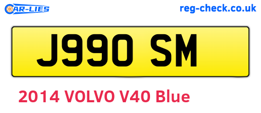 J99OSM are the vehicle registration plates.