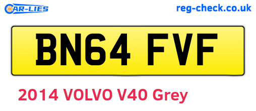 BN64FVF are the vehicle registration plates.