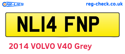 NL14FNP are the vehicle registration plates.