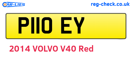 P11OEY are the vehicle registration plates.