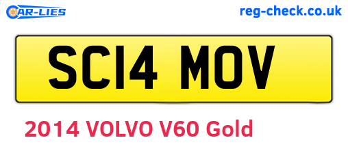 SC14MOV are the vehicle registration plates.