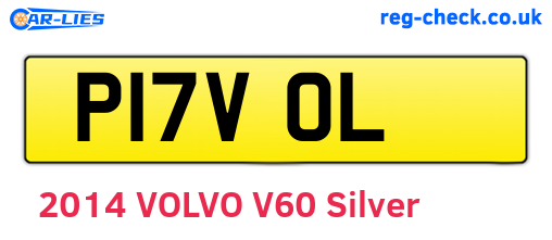 P17VOL are the vehicle registration plates.