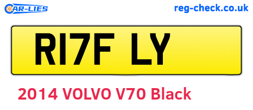 R17FLY are the vehicle registration plates.