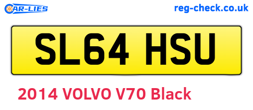 SL64HSU are the vehicle registration plates.
