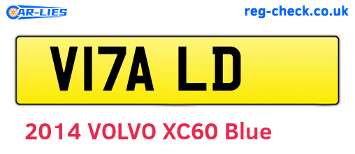 V17ALD are the vehicle registration plates.