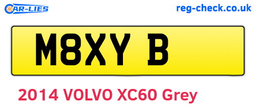 M8XYB are the vehicle registration plates.