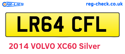 LR64CFL are the vehicle registration plates.