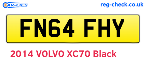 FN64FHY are the vehicle registration plates.