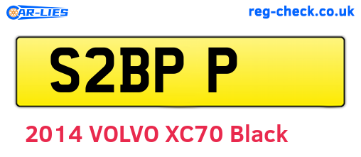 S2BPP are the vehicle registration plates.
