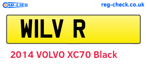 W1LVR are the vehicle registration plates.