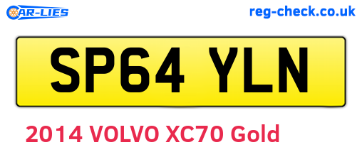 SP64YLN are the vehicle registration plates.