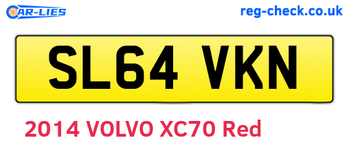 SL64VKN are the vehicle registration plates.