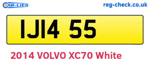 IJI455 are the vehicle registration plates.