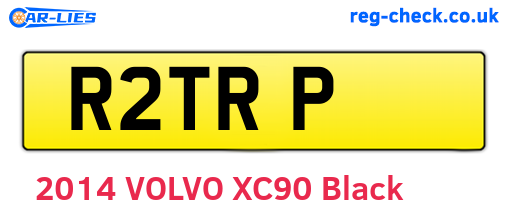R2TRP are the vehicle registration plates.