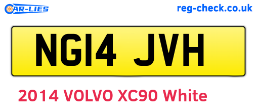 NG14JVH are the vehicle registration plates.