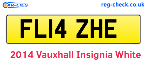 White 2014 Vauxhall Insignia (FL14ZHE)
