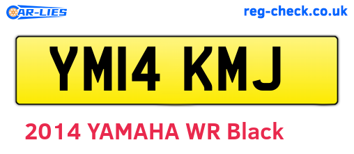 YM14KMJ are the vehicle registration plates.