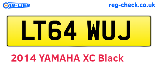 LT64WUJ are the vehicle registration plates.