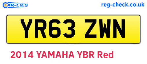 YR63ZWN are the vehicle registration plates.