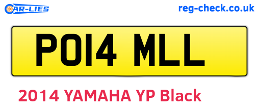 PO14MLL are the vehicle registration plates.
