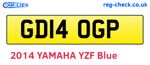 GD14OGP are the vehicle registration plates.