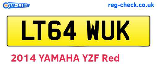 LT64WUK are the vehicle registration plates.