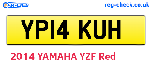 YP14KUH are the vehicle registration plates.