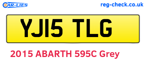 YJ15TLG are the vehicle registration plates.