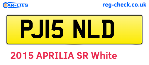 PJ15NLD are the vehicle registration plates.
