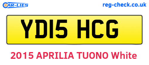 YD15HCG are the vehicle registration plates.