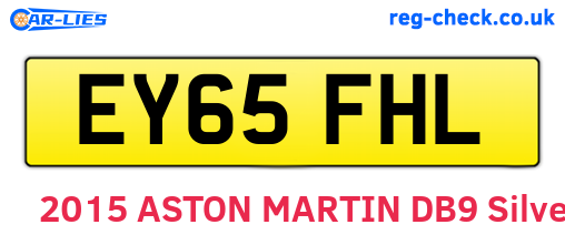 EY65FHL are the vehicle registration plates.
