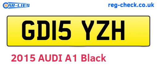 GD15YZH are the vehicle registration plates.