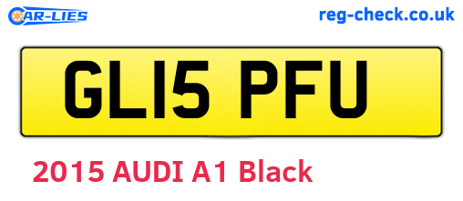 GL15PFU are the vehicle registration plates.