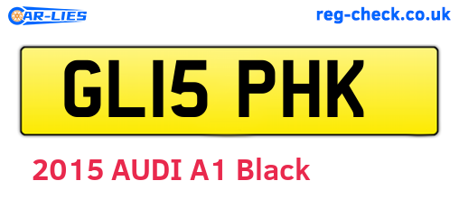 GL15PHK are the vehicle registration plates.