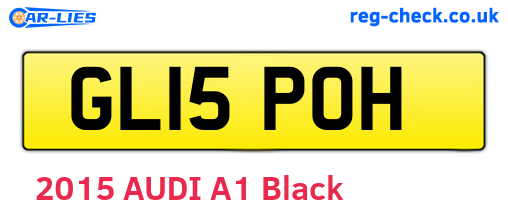 GL15POH are the vehicle registration plates.