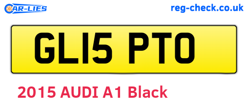 GL15PTO are the vehicle registration plates.