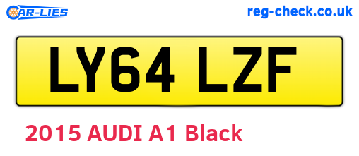 LY64LZF are the vehicle registration plates.