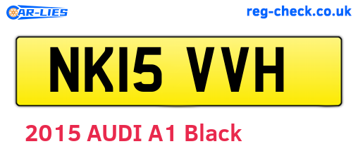 NK15VVH are the vehicle registration plates.