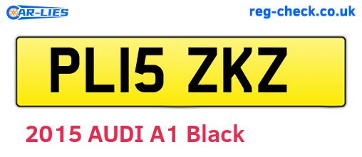 PL15ZKZ are the vehicle registration plates.