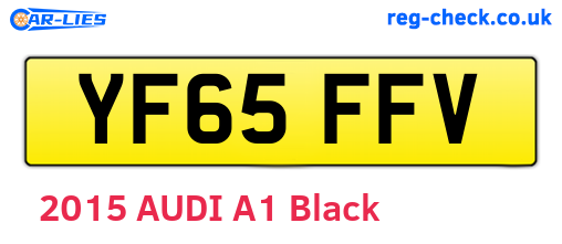 YF65FFV are the vehicle registration plates.