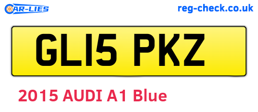 GL15PKZ are the vehicle registration plates.
