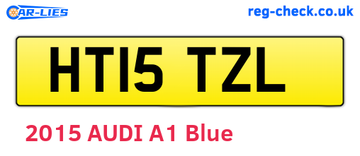 HT15TZL are the vehicle registration plates.
