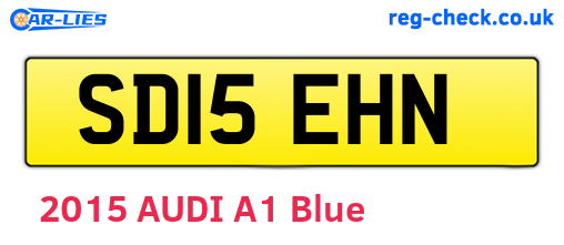 SD15EHN are the vehicle registration plates.