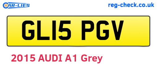 GL15PGV are the vehicle registration plates.