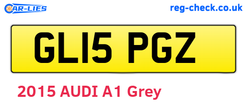 GL15PGZ are the vehicle registration plates.