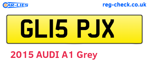 GL15PJX are the vehicle registration plates.