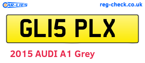 GL15PLX are the vehicle registration plates.
