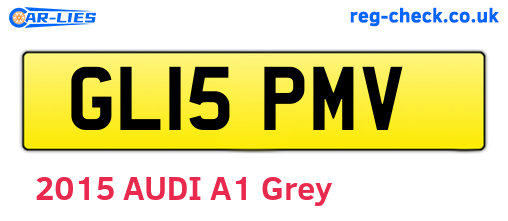 GL15PMV are the vehicle registration plates.