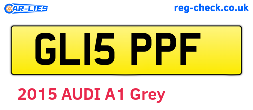 GL15PPF are the vehicle registration plates.